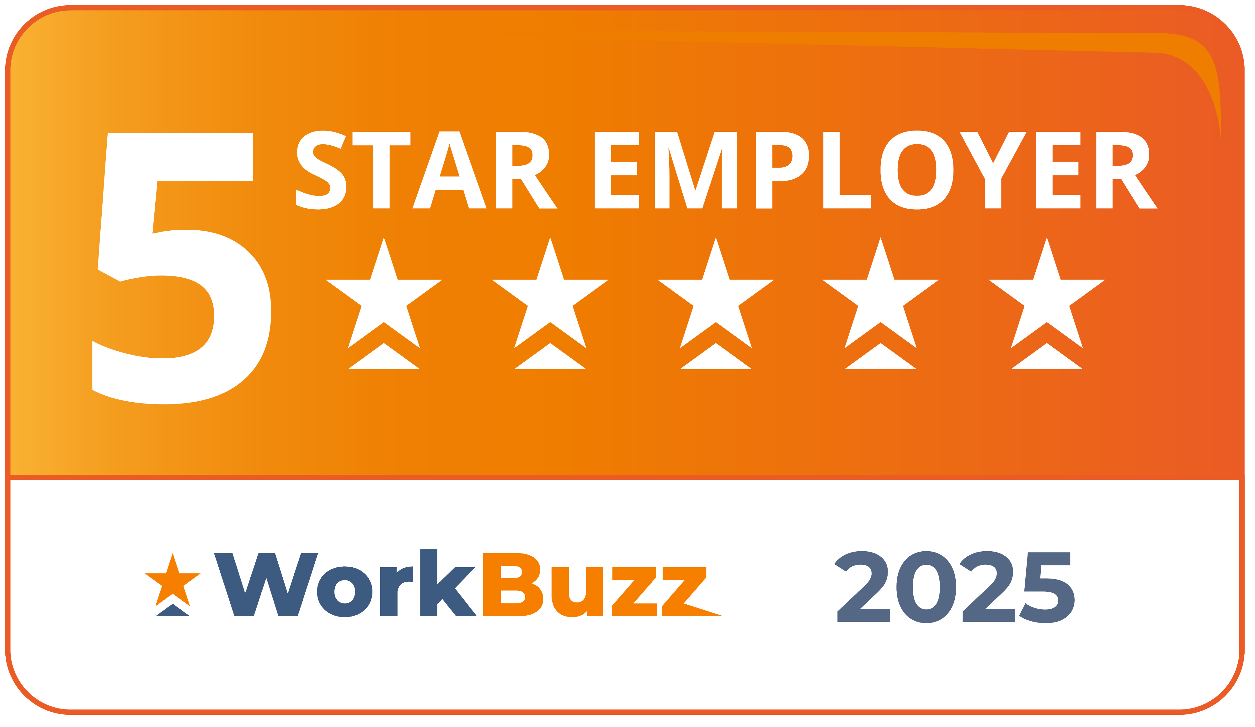 WorkBuzz Star Employer 2025 Logo